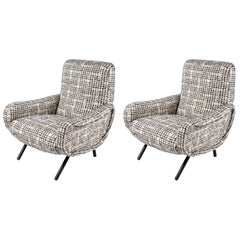 Pair of Lady Armchairs by Marco Zanuso
