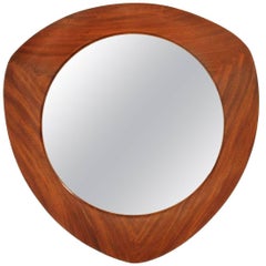 Teak Frame Mirror by Campo e Graffi for Home, 1950s