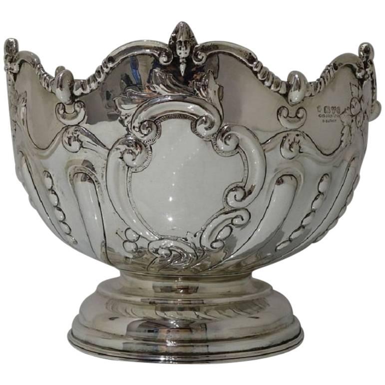 Sterling Silver Edwardian Rose Bowl Chester 1902 George Nathan & Ridley Hayes