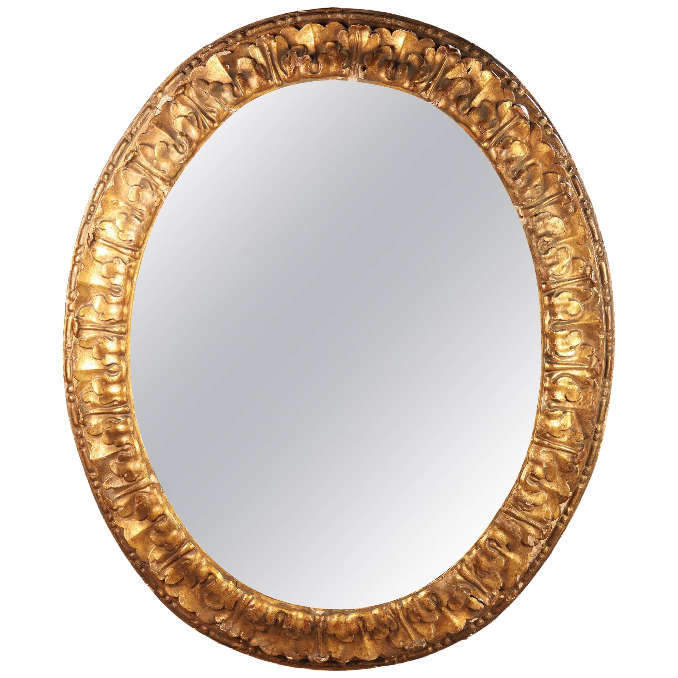 Mid-19th Century Giltwood Mirror