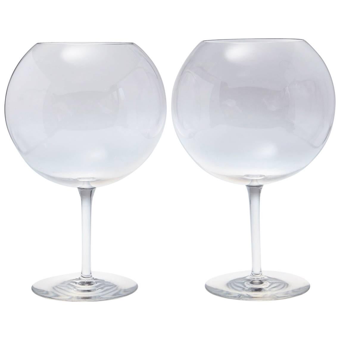 Pair of Baccarat Crystal 'Dégustation Romanée Conti' Tasting Wine Glasses