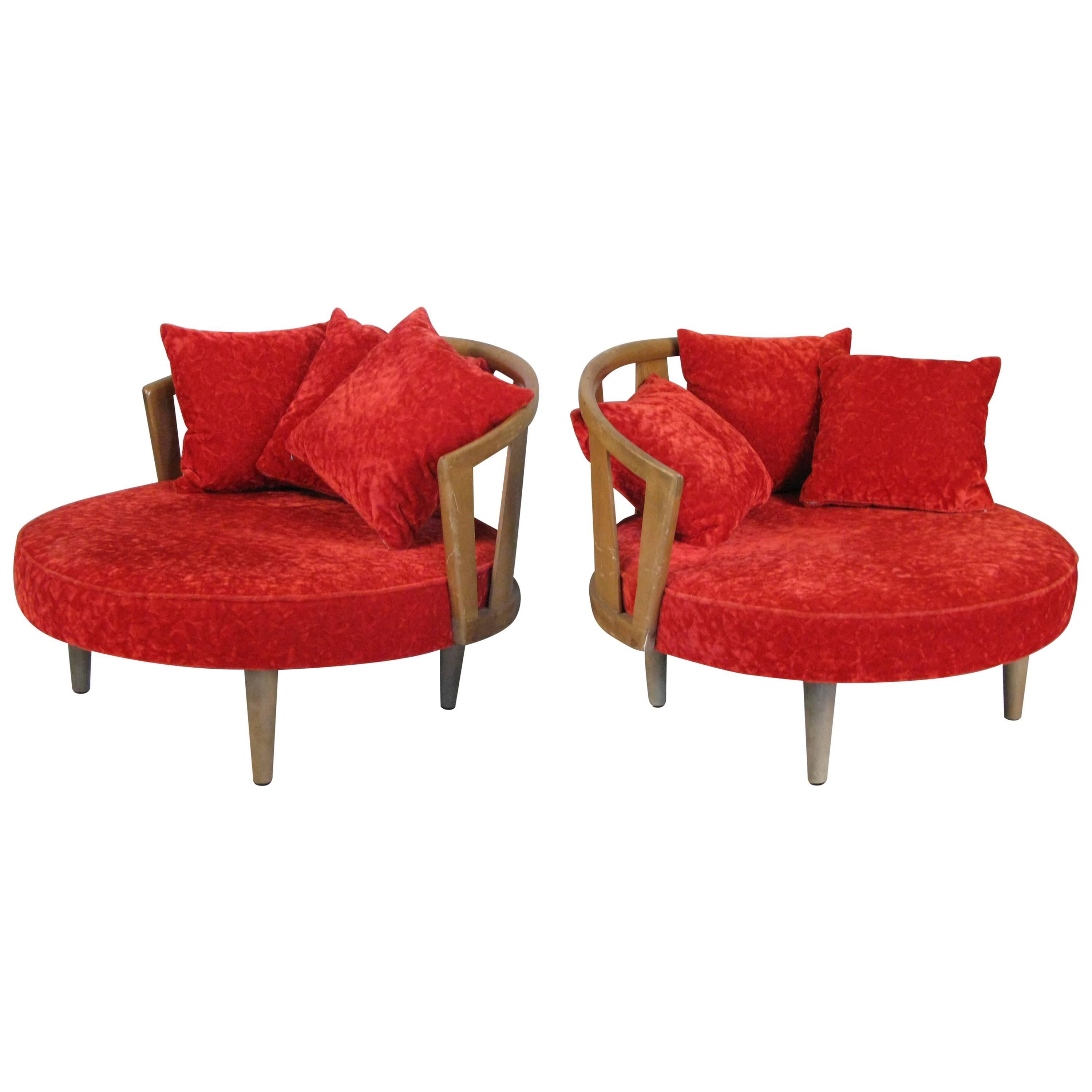 Pair of Mid-Century Modern Lounge Chairs by Adrian Pearsall