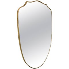 Italian Brass Frame Mirror