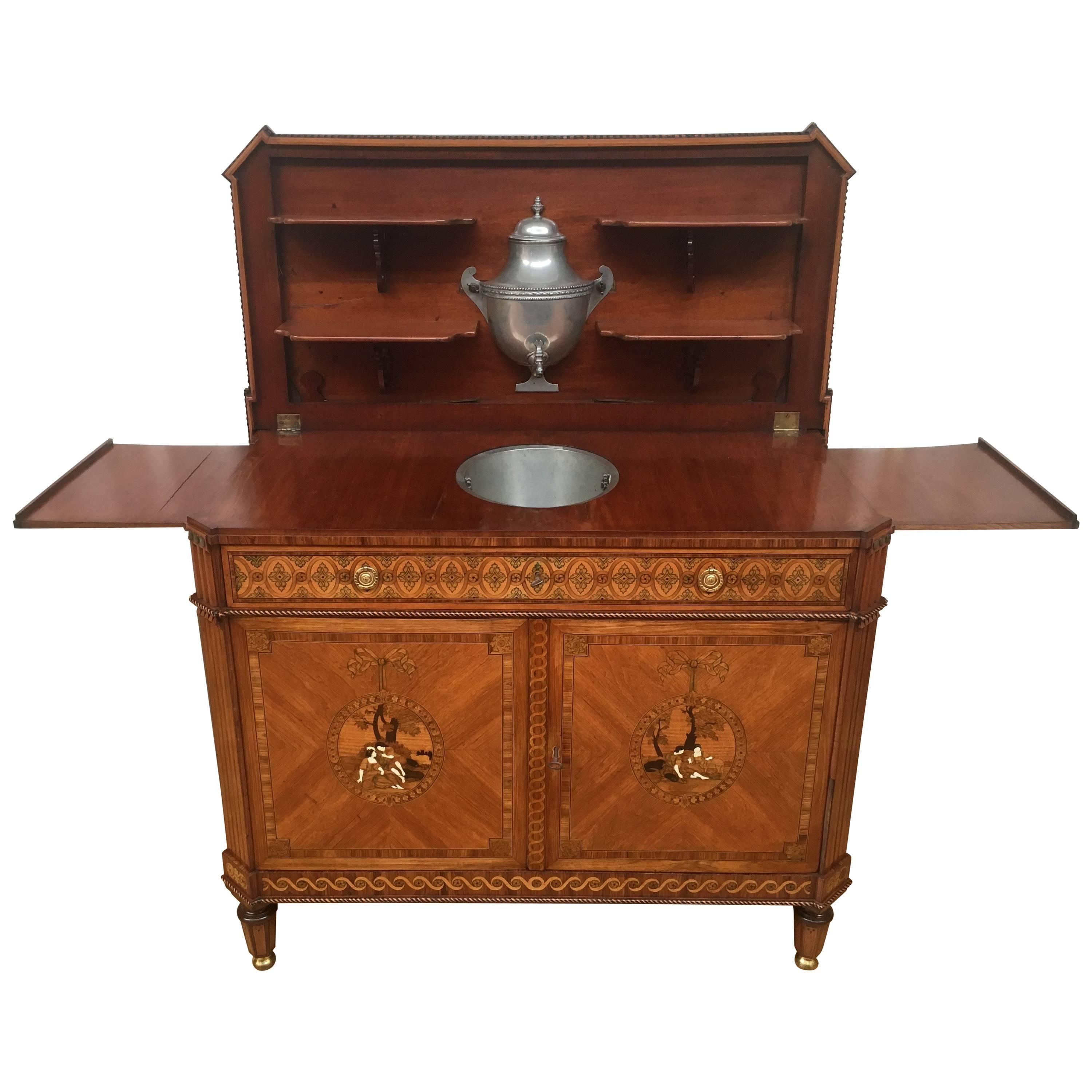 Fine Dutch Sideboard "Klapbuffet" For Sale