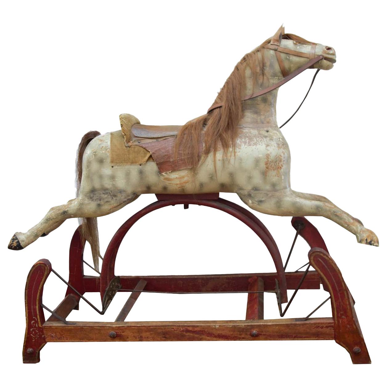 Antique Rocking Horse For Sale at 1stDibs