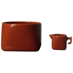 1960s Nanna Ditzel Bowl and Creamer by Nanna Ditzel for Soholm