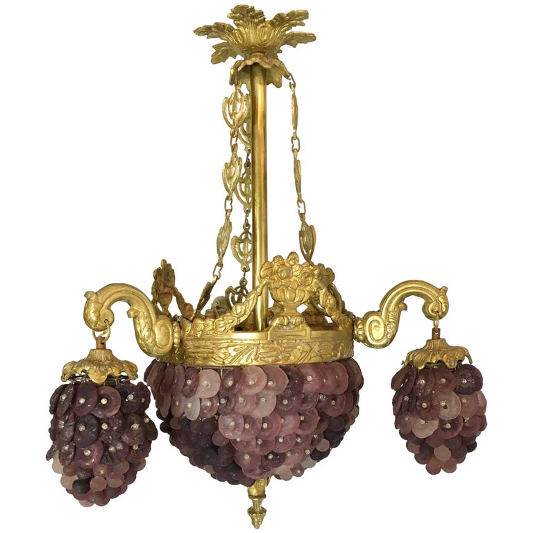 Antique Grape Chandelier at 1stdibs