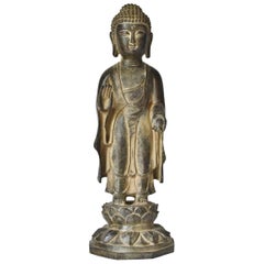 Bronze Standing Buddha Statue