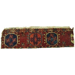 Antique Turkeman Fragment Rug