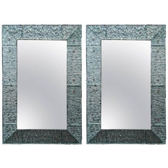 Pair of Murano Glass Mirrors