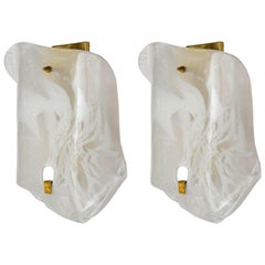Pair of Sconces in Murano Glass