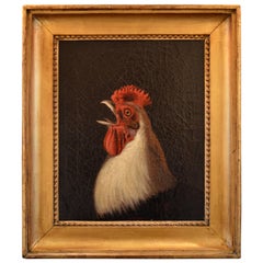 Oil Painting of an Ixworth Cockerel by George Cole