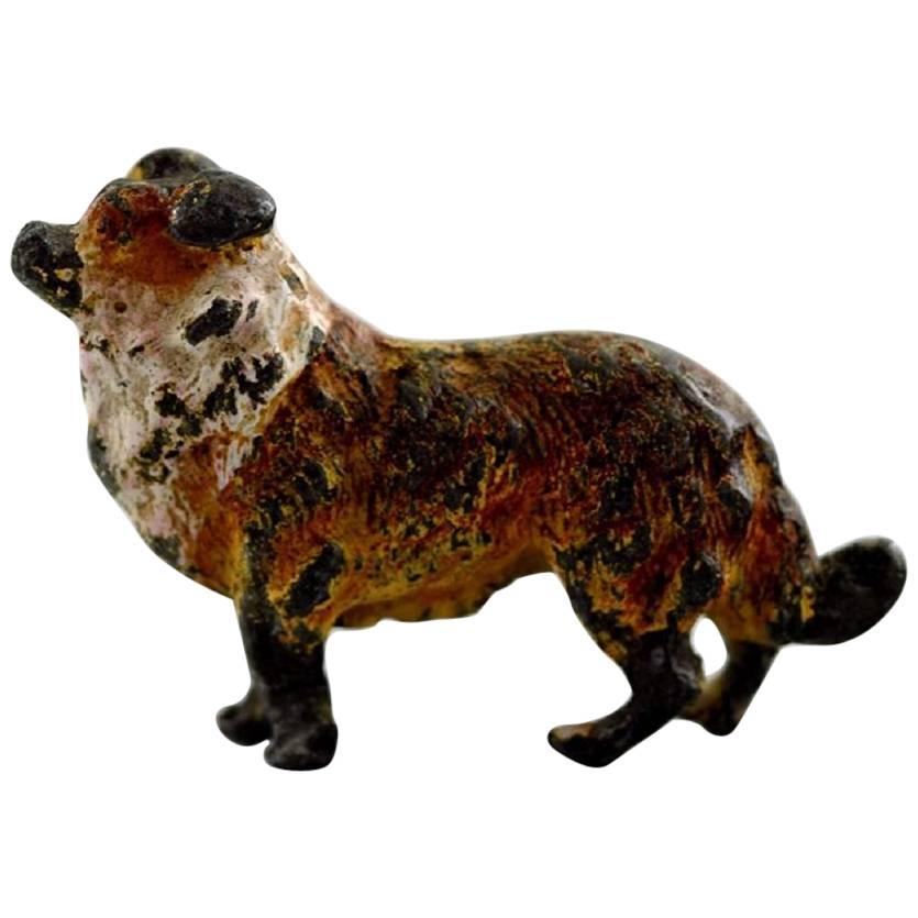 Vienna Bronze, Standing Dog, Bronze Figure of High Quality