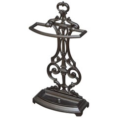 Art Nouveau Cast Iron Umbrella Stand