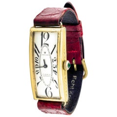 Stunning 1930s Art Deco Ladies Swiss Watch with Explosion Numerals