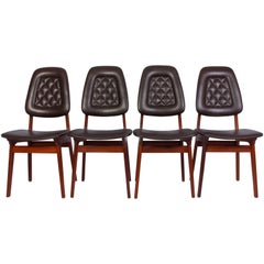 Midcentury Norwegian Dining Chairs by Brødrene Sørheim