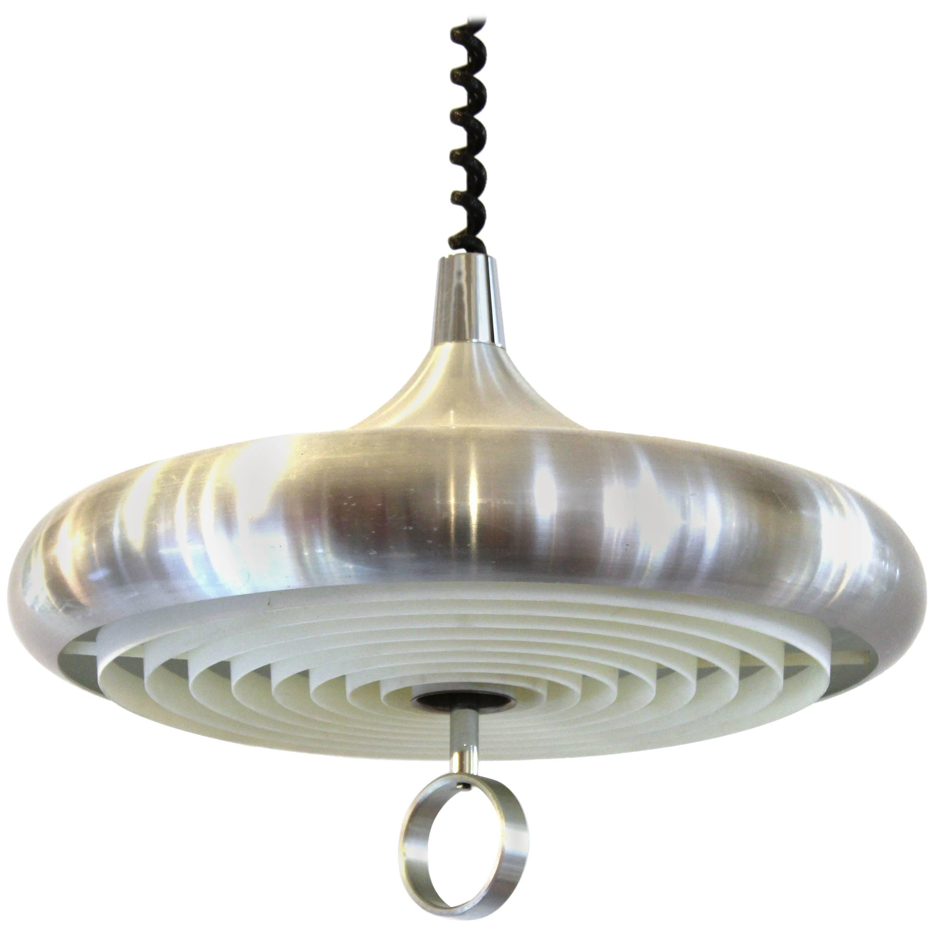 OpArt MidCentury Modern Pendant Light at 1stDibs
