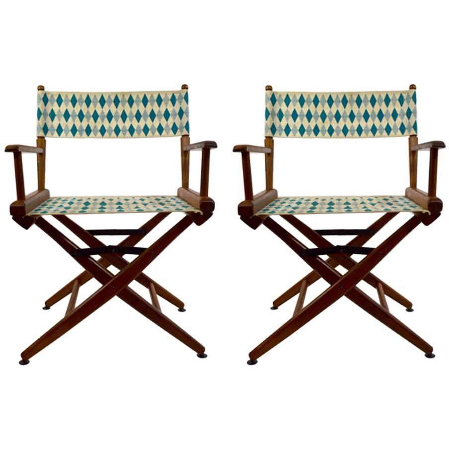 Pair of Folding Directors Chairs