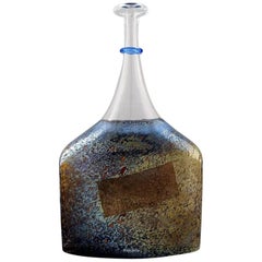 Large glass vase, designed by Bertel Vallien manufactured by Kosta Boda, Sweden