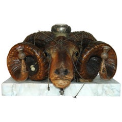 Rare Scottish Table Snuff Mull, Dated 1873
