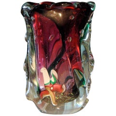 DINO MARTENS, Marine Multicolor Murano Glass, 1950, FRATELLI TOSO.