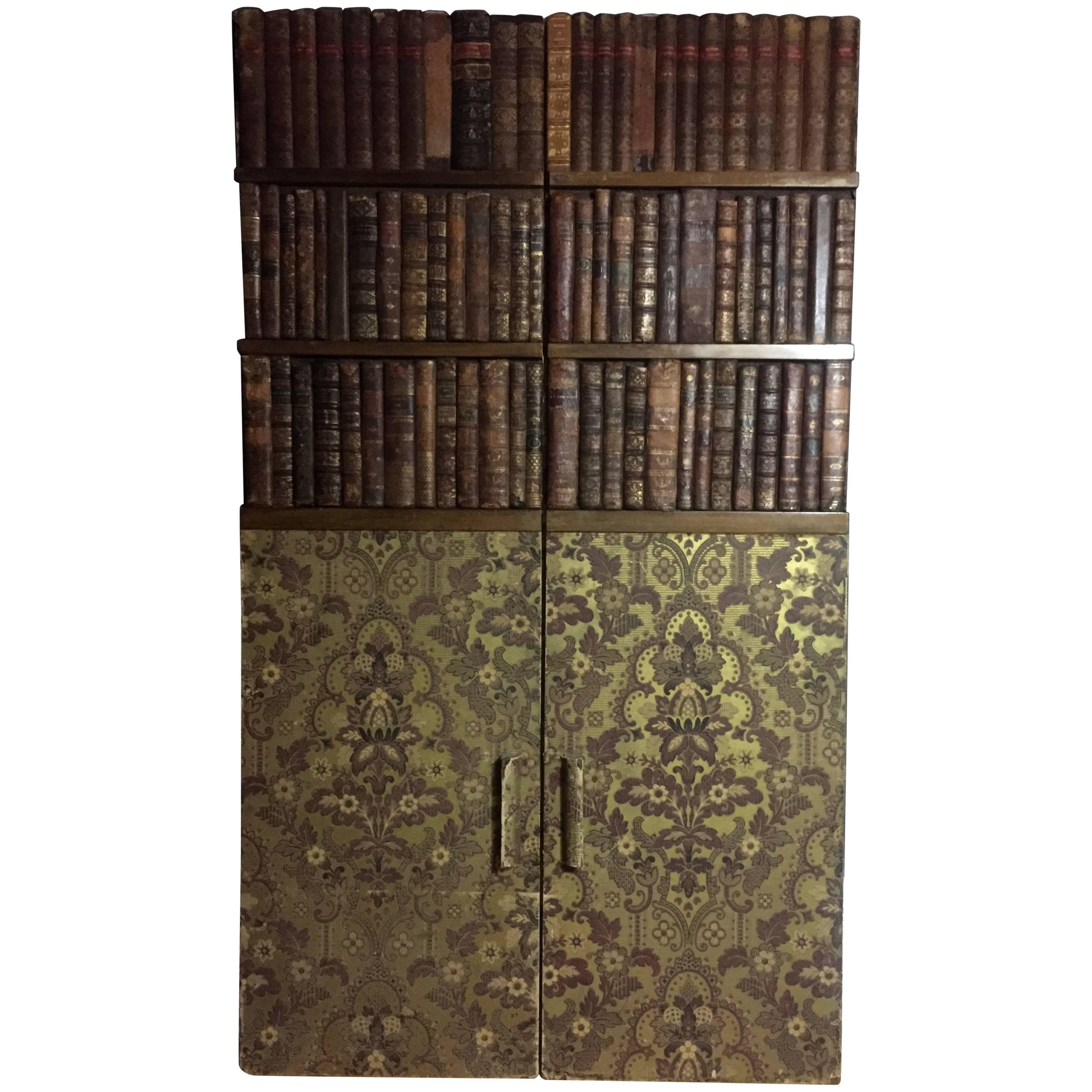 Late 19th Century Panels of 18th Century French Bookbinds For Sale