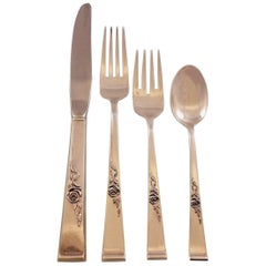 Classic Rose by Reed & Barton Sterling Silver Flatware Service 12 Set 48 Pieces