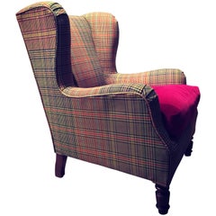 Vintage Bergere Armchair Design, 1960 Etro Pierre Frey