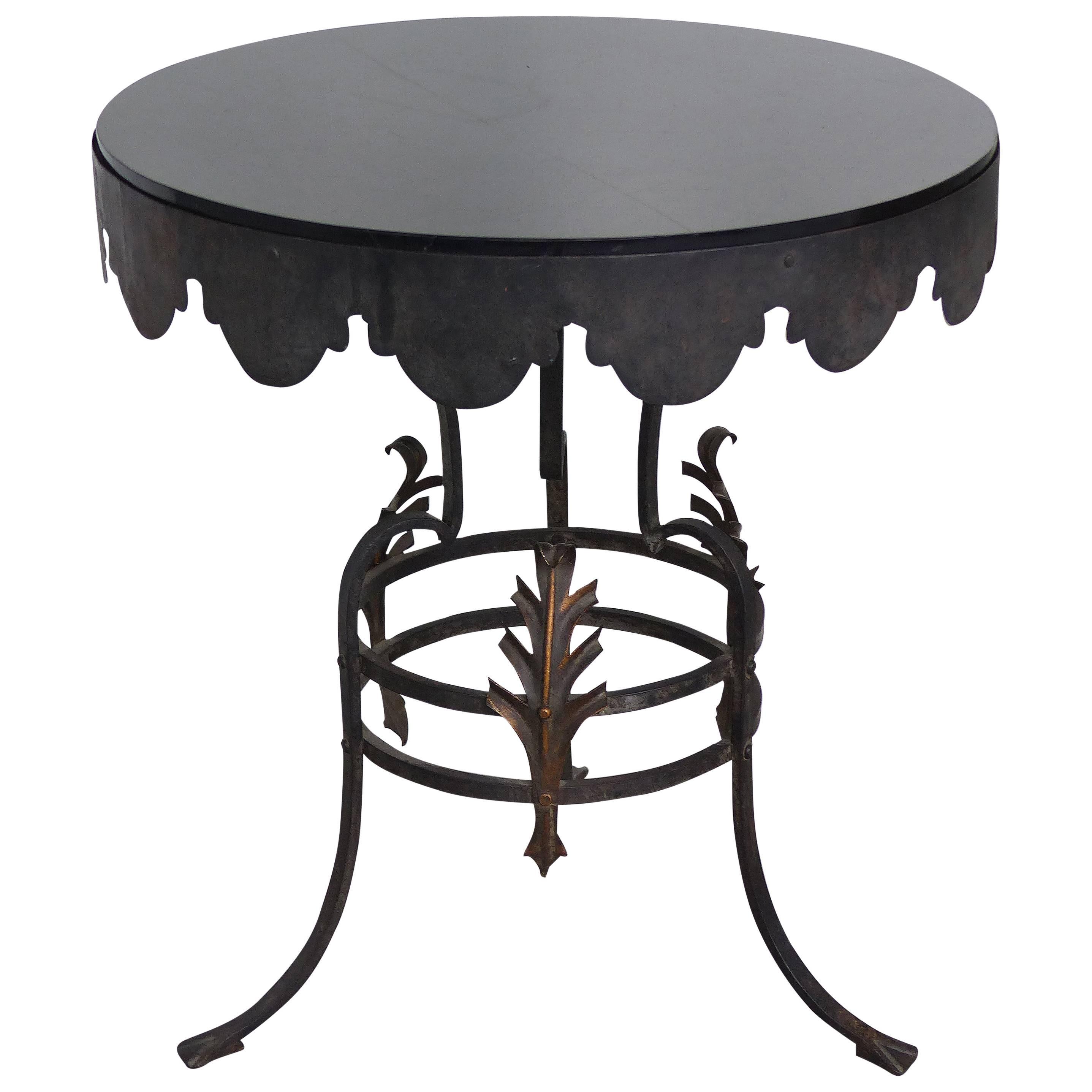 Scalloped Side Table For Sale at 1stdibs