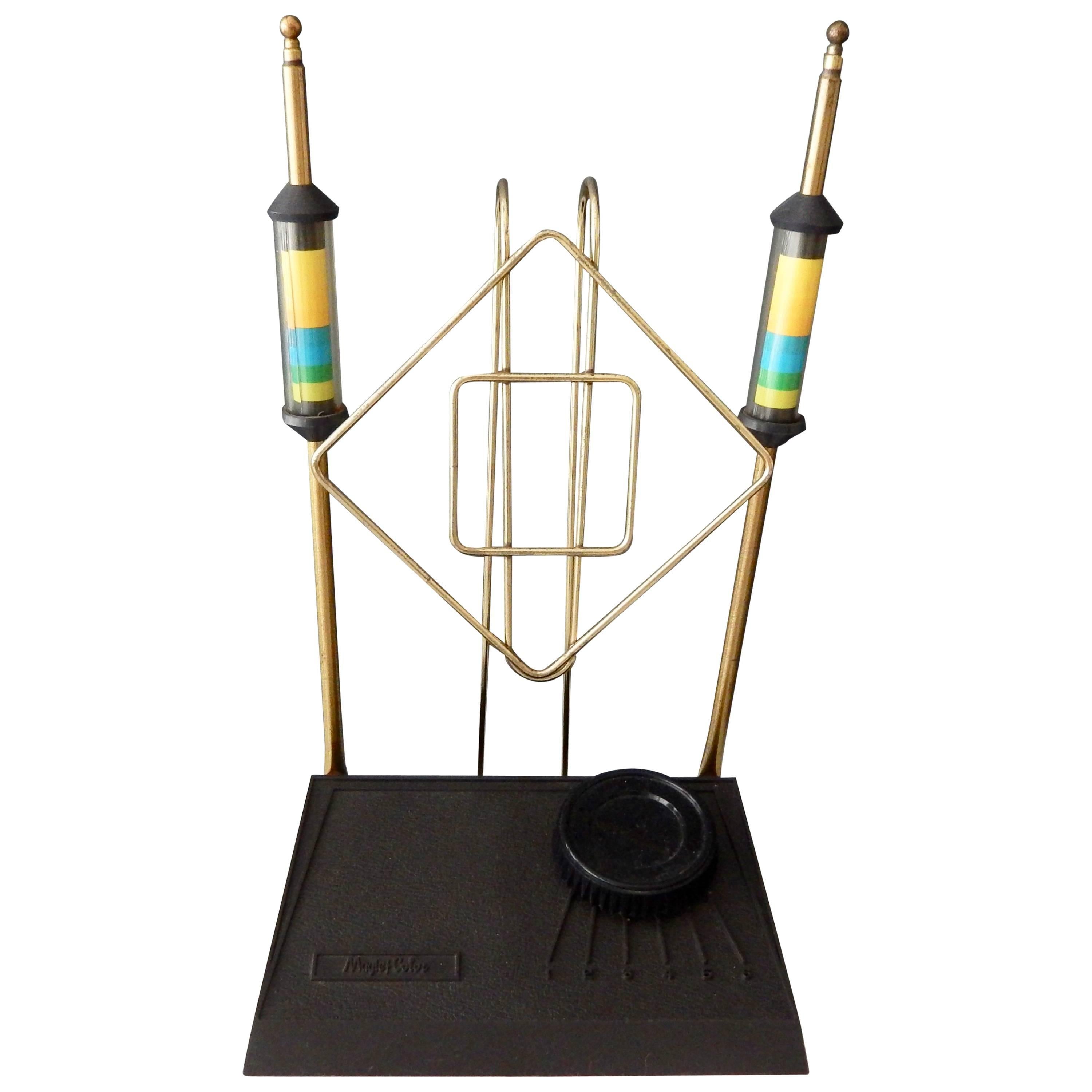 Mid-Century Modern "Rabbit Ears" TV Antenna/Space Age For Sale