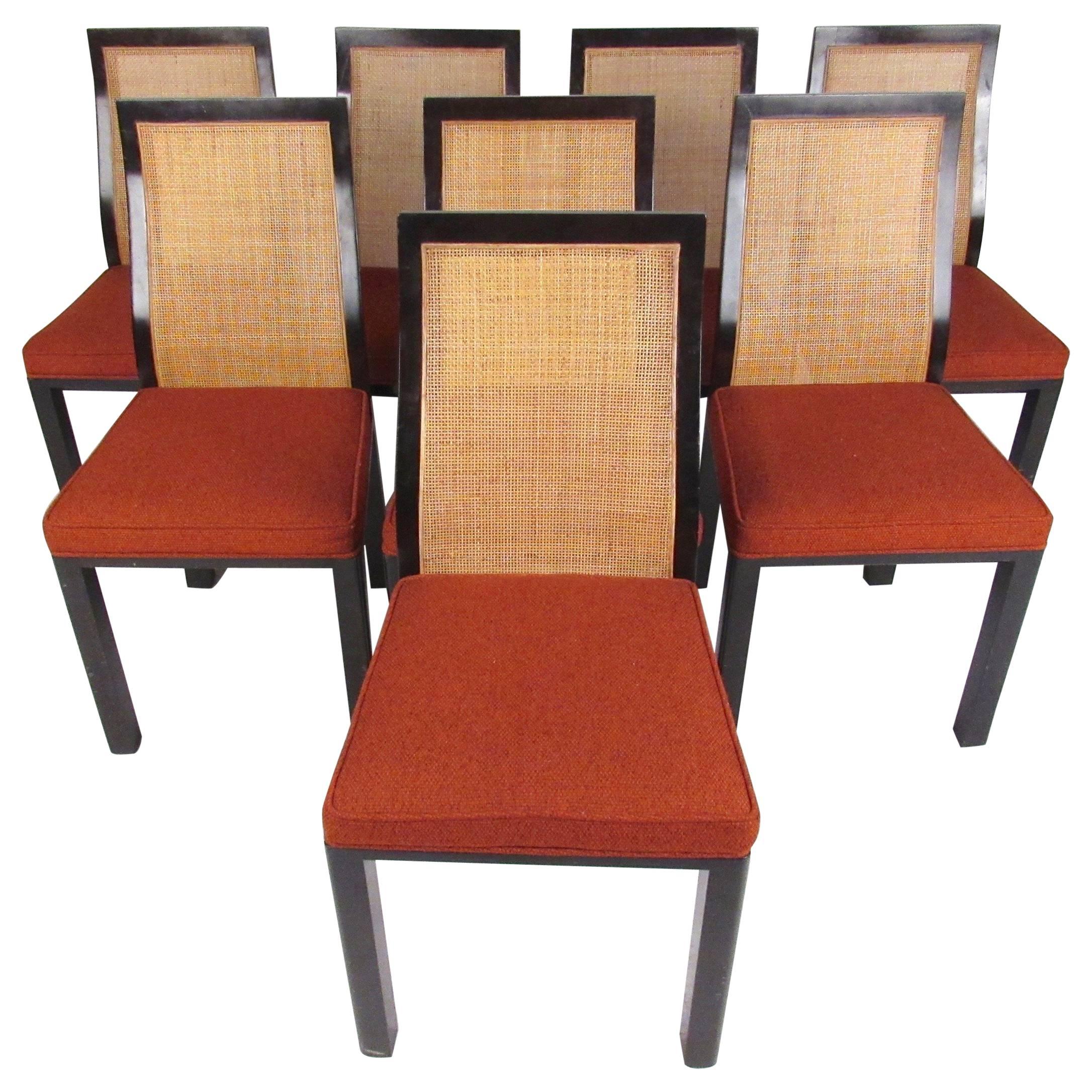 Set of Eight Dining Chairs by Harvey Probber at 1stDibs