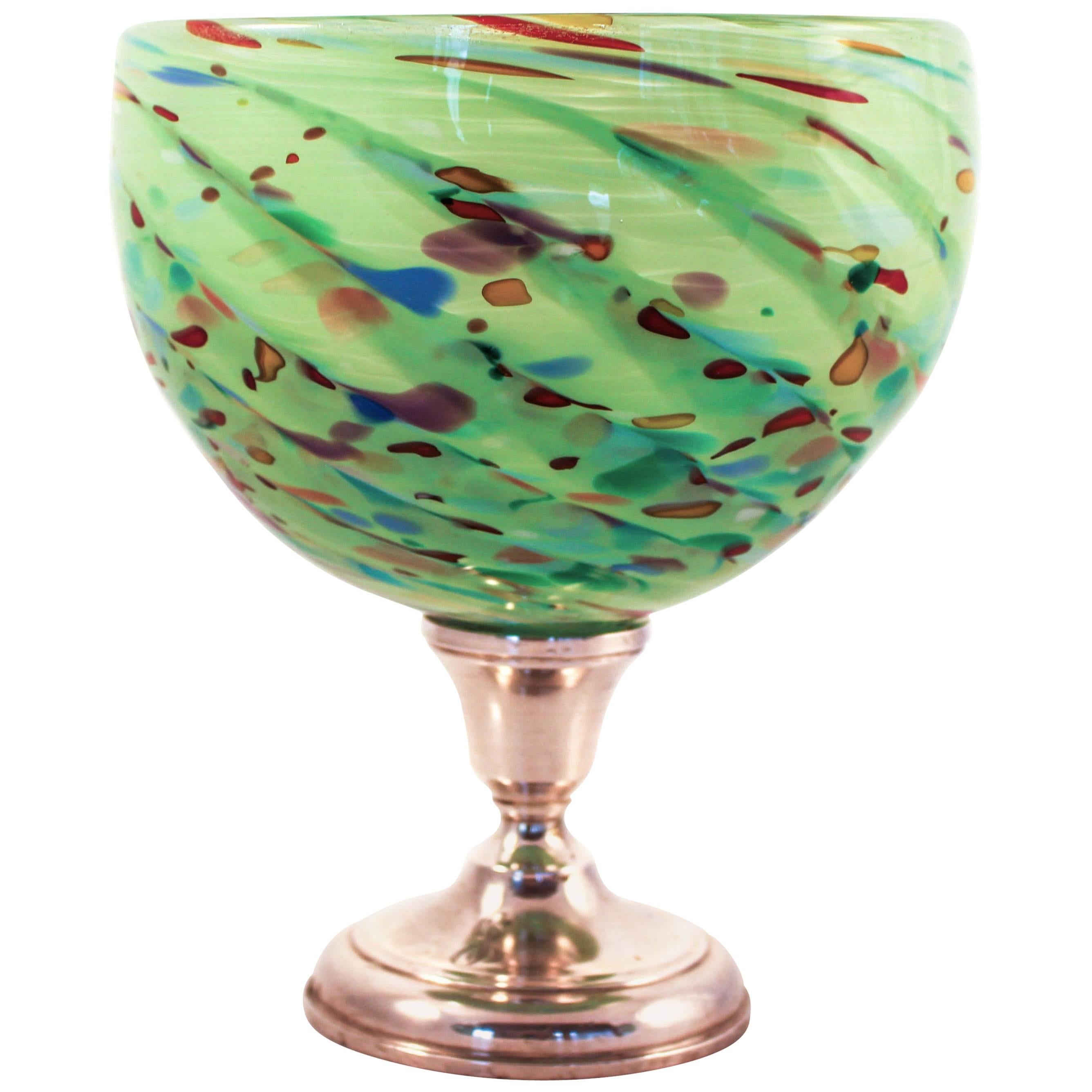 Colored Glass Bowl