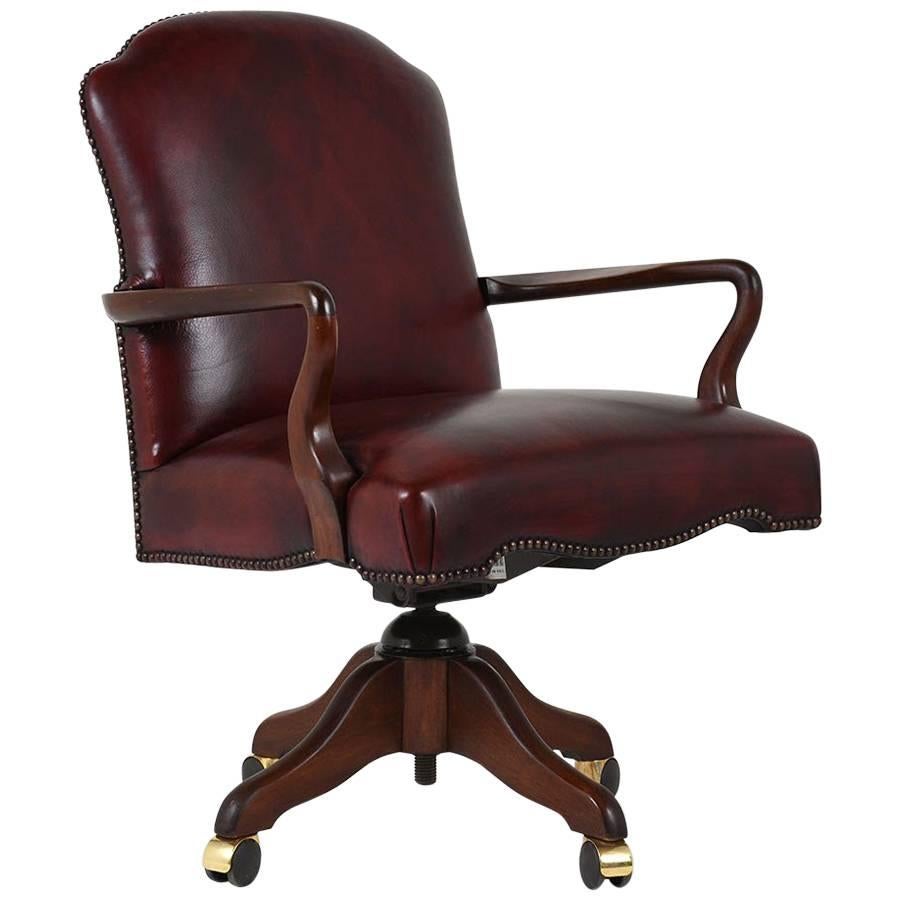Leather Regency Office Chair