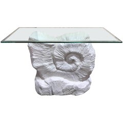 Rockwork Nautilus Motif Console, in the Manner of Sirmos