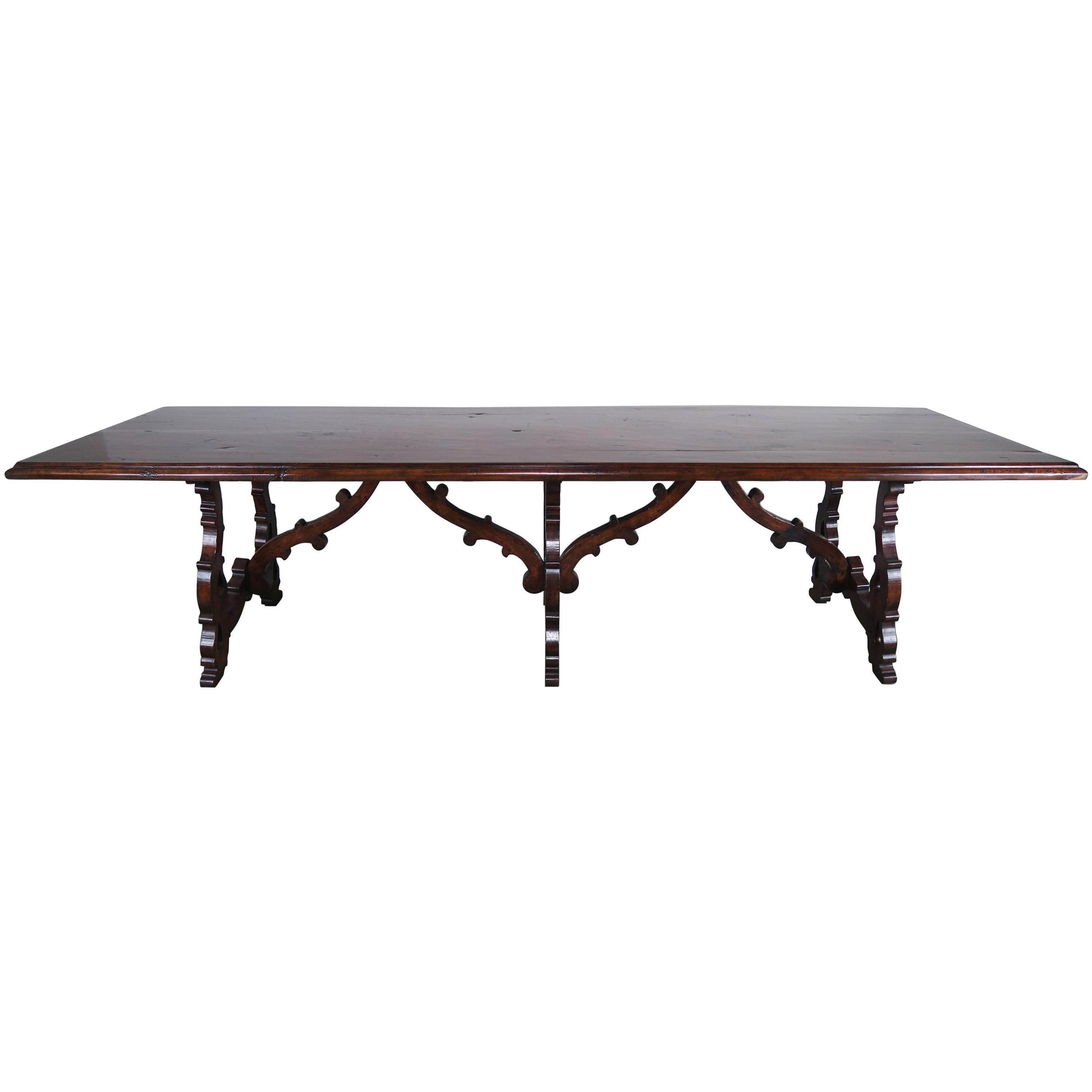 Spanish Walnut Refractory Dining Table