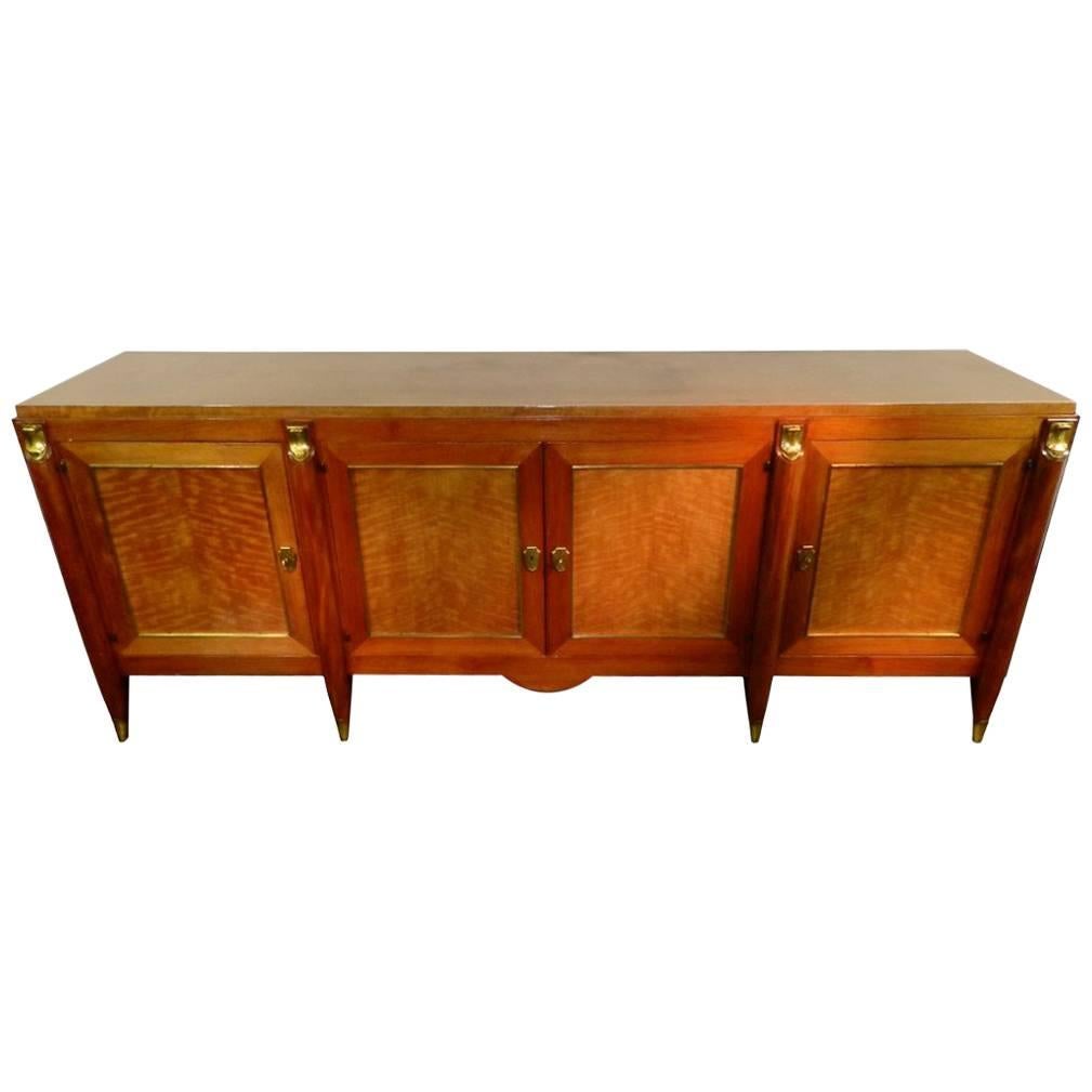 Maurice Jallot, luxurious Art Deco sideboard , circa 1940