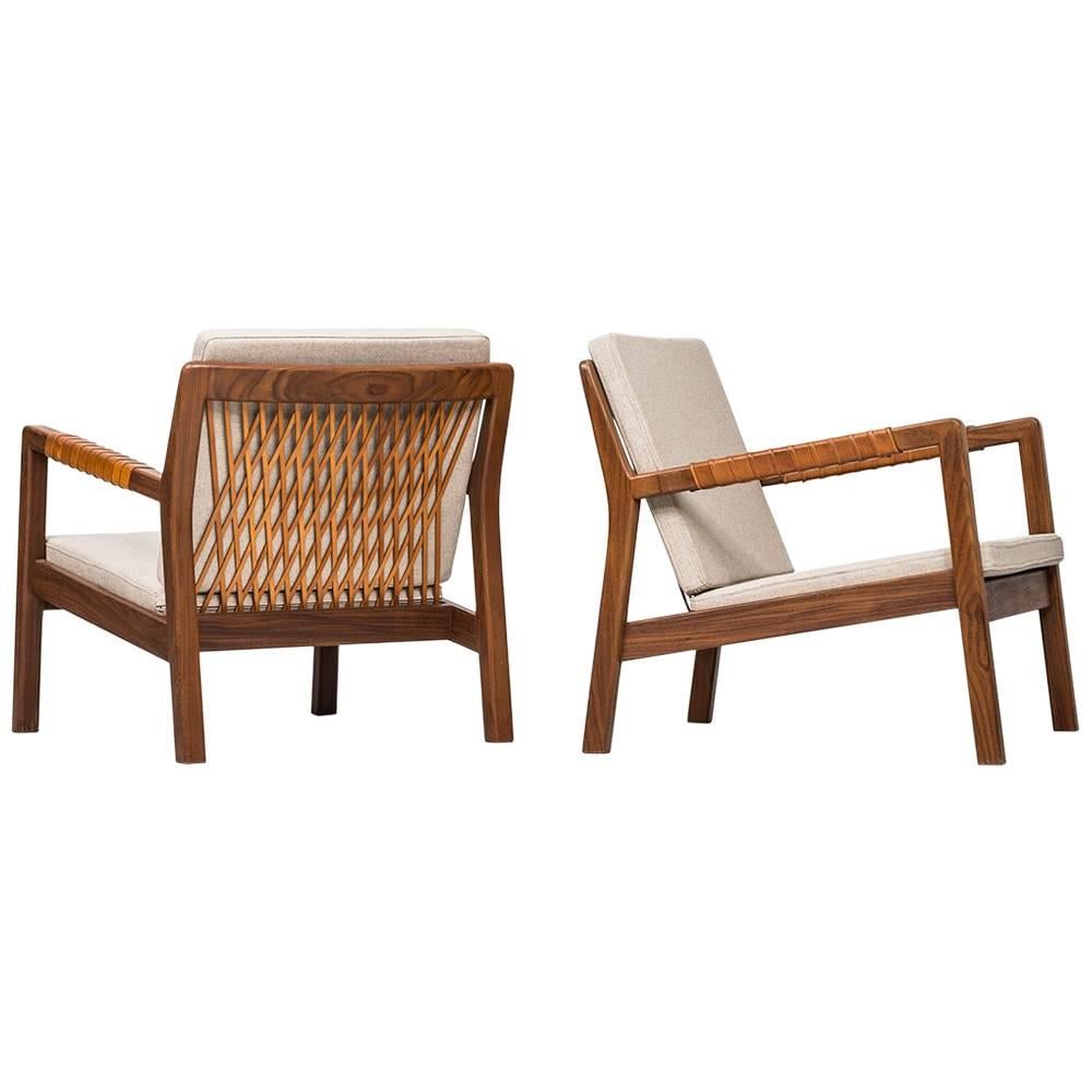 Pair of Easy Chairs Model Trienna Designed by Carl Gustaf Hiort Af Ornäs