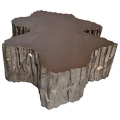 Brass Coffee Table "Ice"