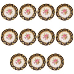 Fit for an Heiress Set of Eleven Dresden Dinner Plates