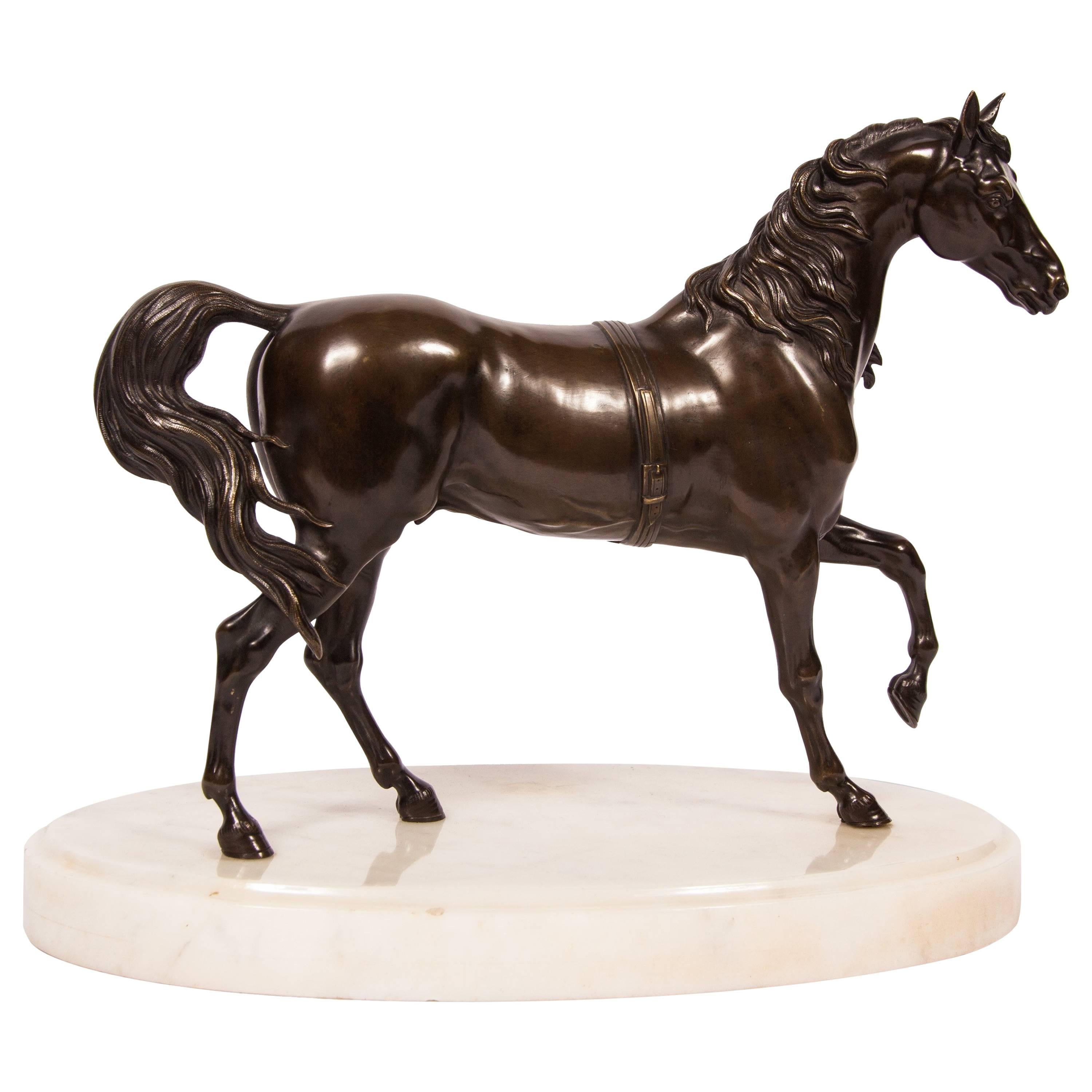 Antique French Bronze Model of a Horse