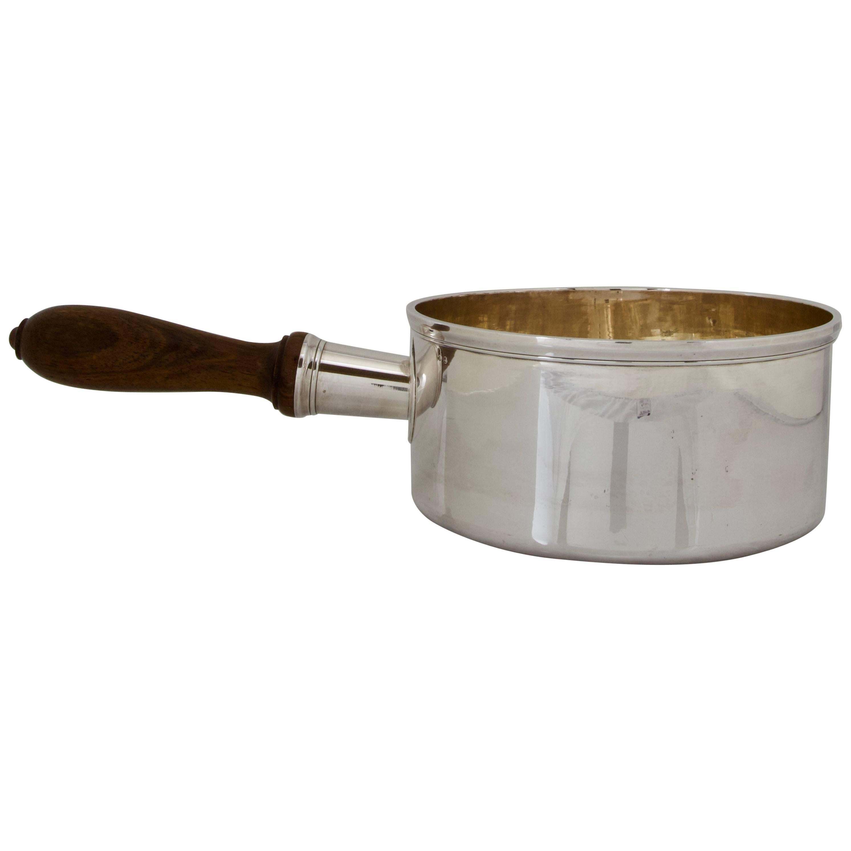 20th Century Large Silver Saucepan For Sale