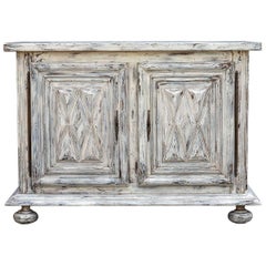 Antique French Renaissance-Style Painted Buffet