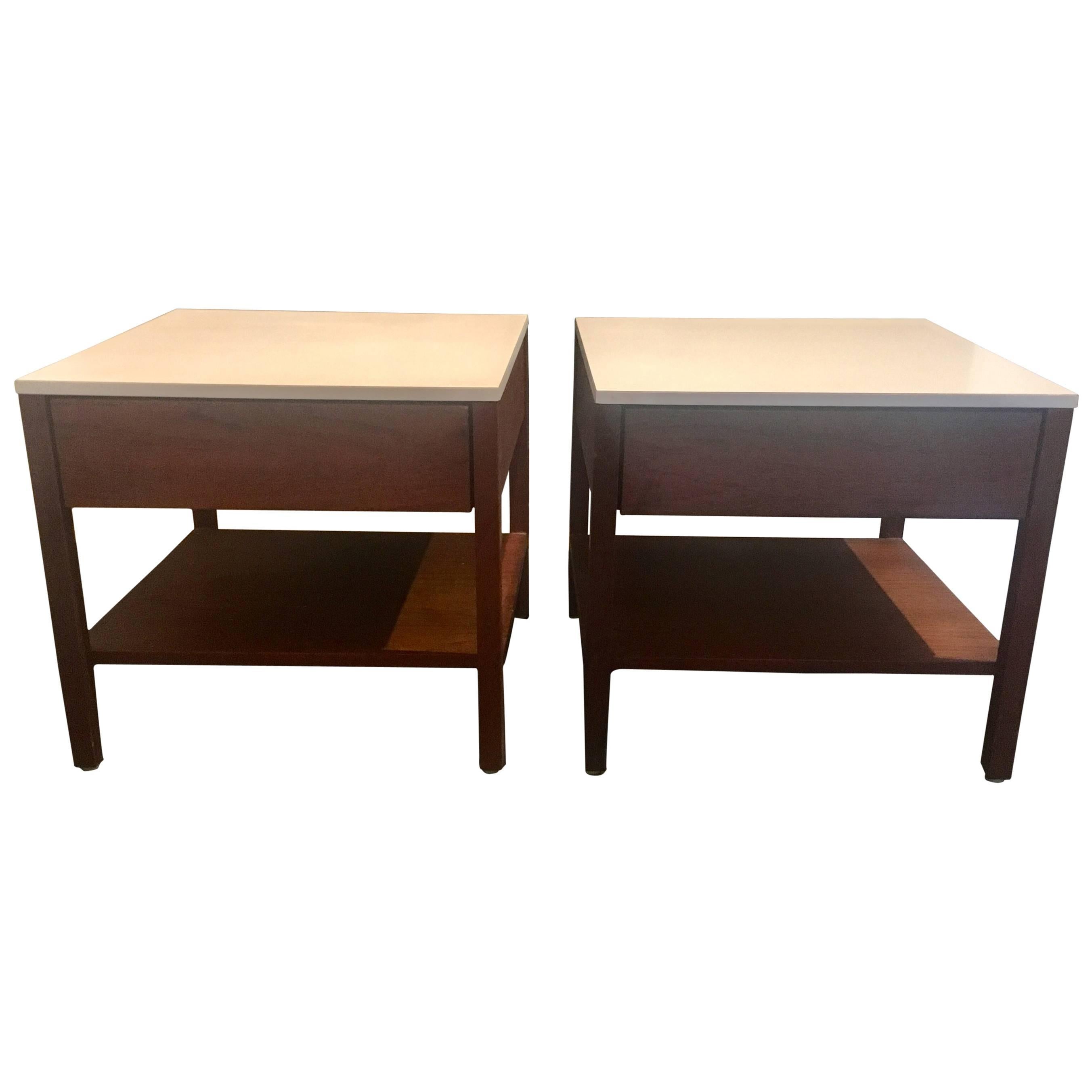 Florence Knoll Nightstands End-Tables, Knoll, 1959