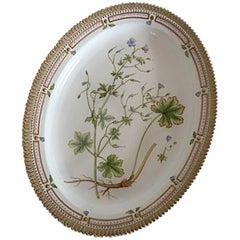 Vintage Royal Copenhagen Flora Danica Serving Platter #3518