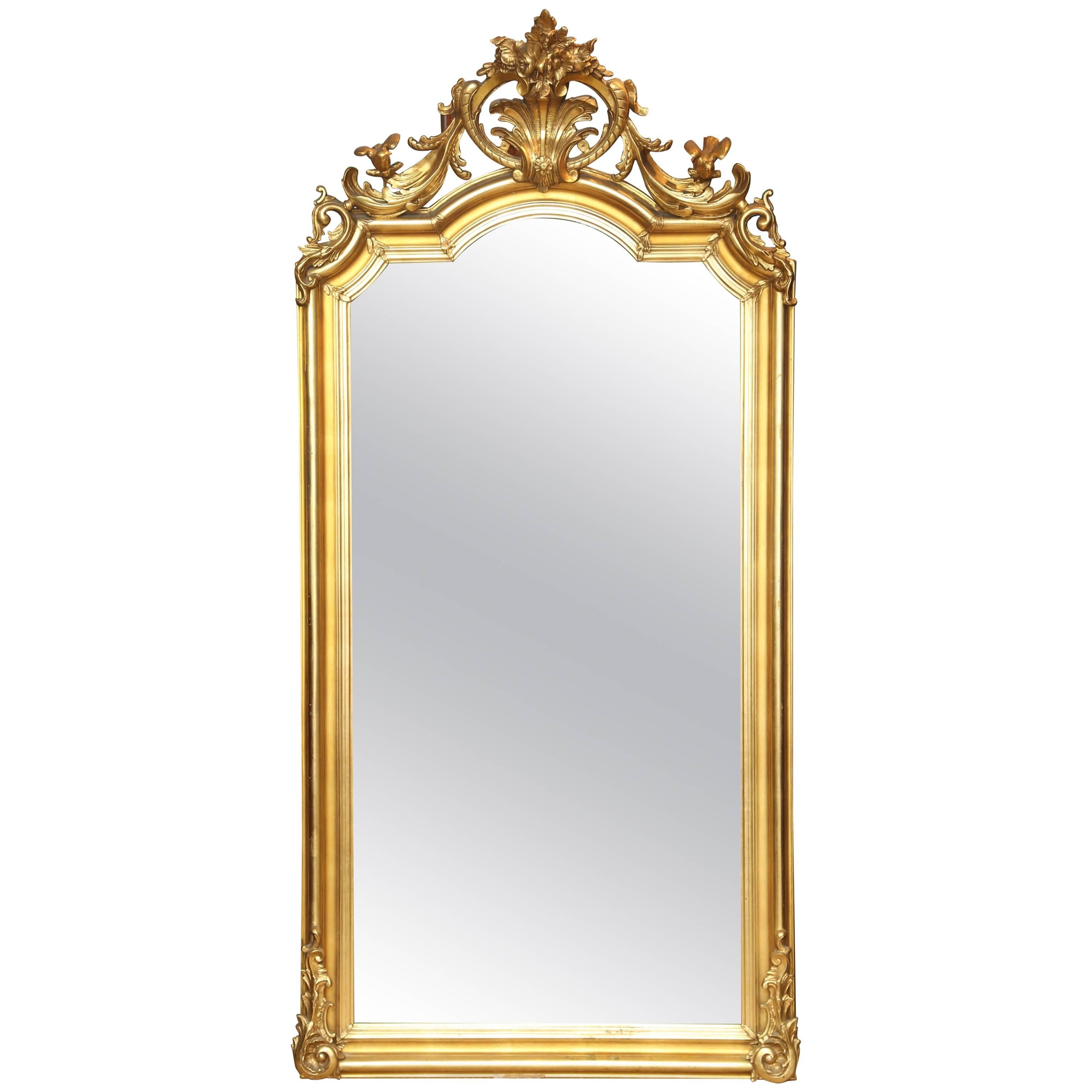 Superb French, 19th Century Giltwood Mirror