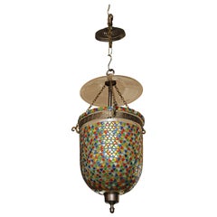 Moroccan "Mosaic" Bell Jar Pendant Light