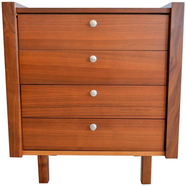 Martin Borenstein for Brown Saltman Petite Modular Walnut Dresser, circa 1960