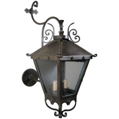 Decorative Iron Exterior Wall Lantern