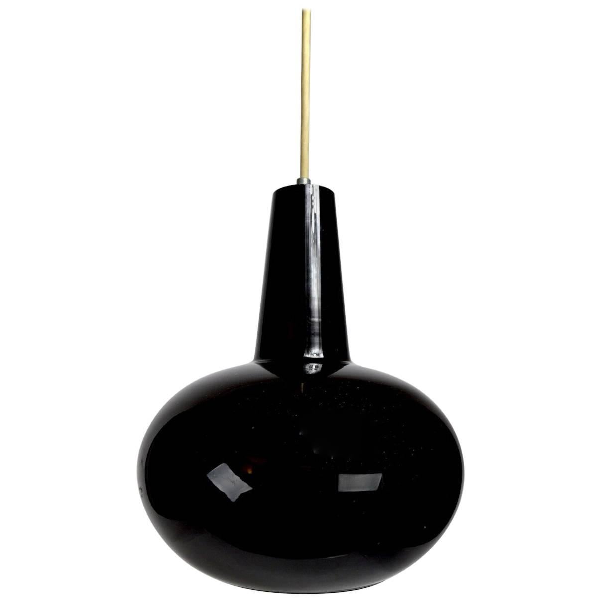 Colored Glass Pendant by Prescolite Black 2 available
