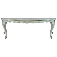 French Louis XV Style Painted Console, circa 1940s